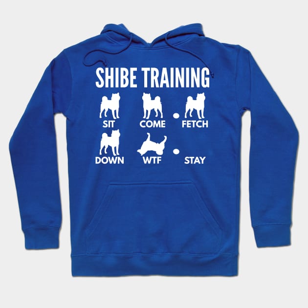 Shiba Inu Training Shibe Dog Tricks Hoodie by DoggyStyles